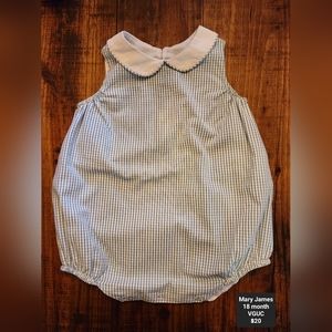 MARY JAMES SMOCKED ROMPER